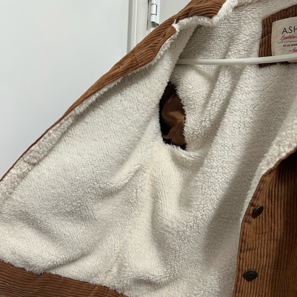 brown jacket for women fleece - Picture 5 of 5